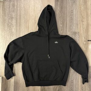 ALO Yoga Classic Pullover Black Accolade Hoodie Medium